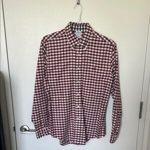 Brooks Brothers Red and White Check Dress Shirt